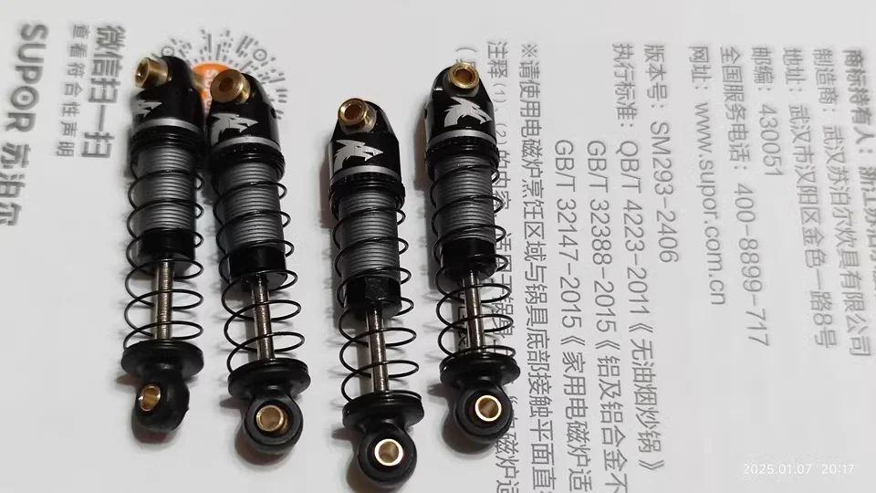 New Udirc Ucx24 1/24 Rc Crawler Ucx2405 Upgrade Metal Damper Metal Wheels Climbing Car Upgrade Modification