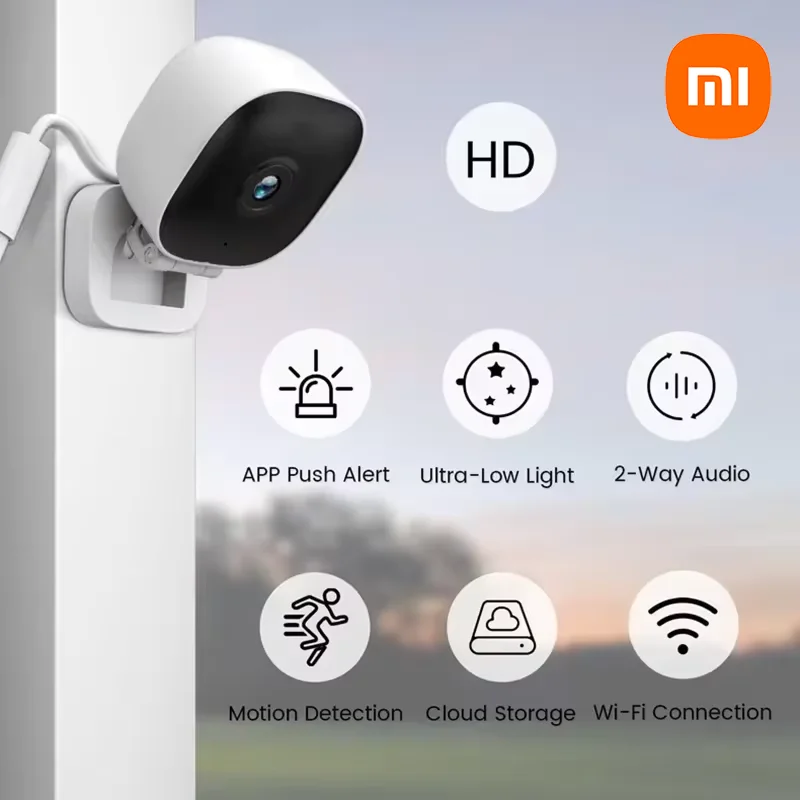 Kamera Mini WiFi 4K IP/AP Monitor Jarak Jauh Penyimpanan Awan Audio 2 Arah Deteksi Gerakan Camcorder Kamera Keamanan Pengawasan 2025