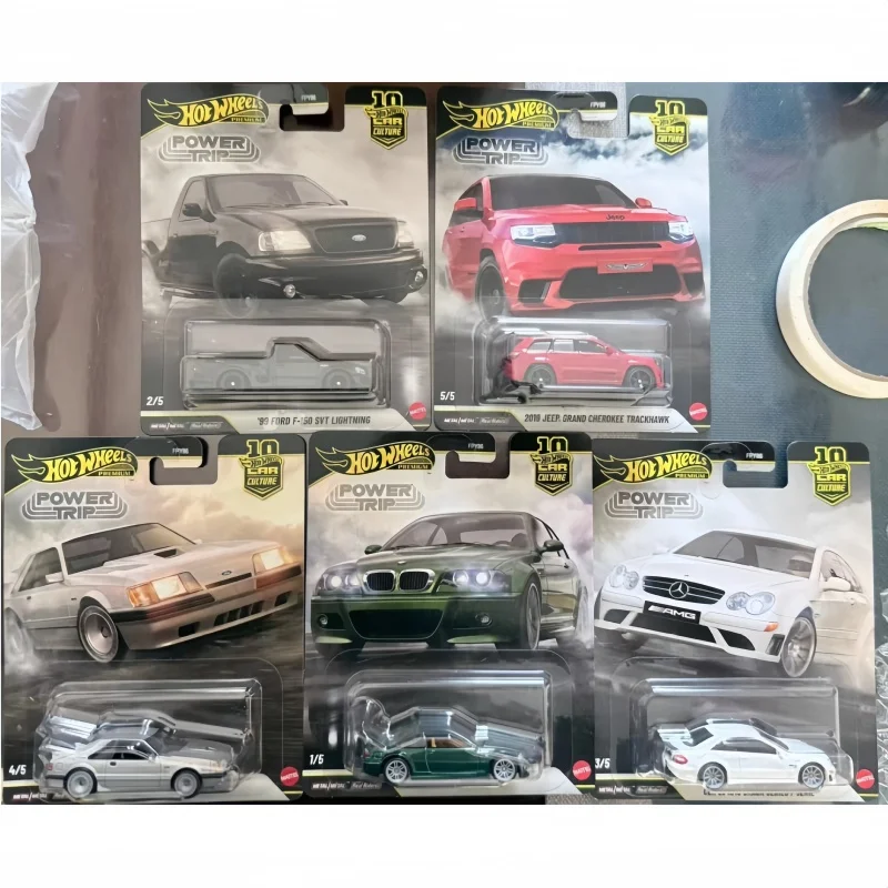 

В наличии: Коллекционная модель Hot Wheels Premium Car Culture FPY86 Power Trip Series BMW Benz, литая под давлением, игрушечная машинка-сюрприз