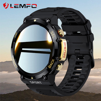 LEMFO 1.39 Inch Smart Watch Men 420*420 HD Bluetooth Call Sports Fitness Tracker Heart Monitor 420mAh Smartwatch Men Android IOS