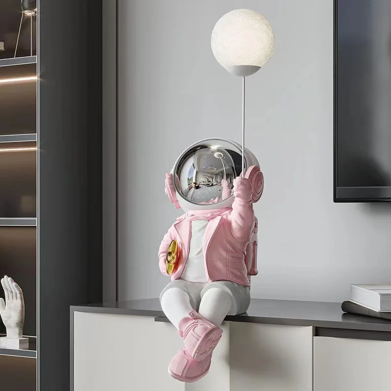 Nordic Fashion Astronaut Statue, Bluetooth Speaker, Lamp, Home Decoration, Interior Decoration, Room Decoration, Crafts Gift