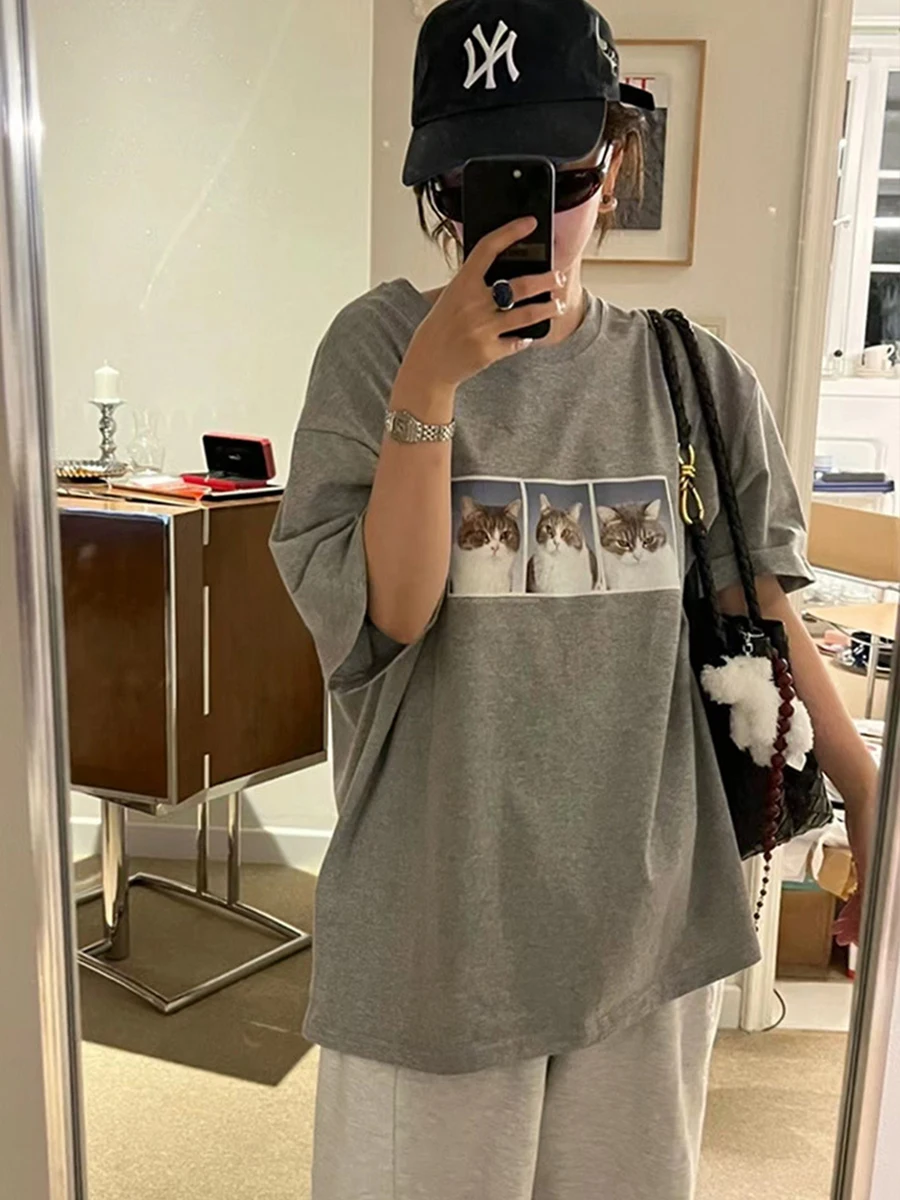 Korean Sle Pure Cotton ort Sve T-irt Women's Simple oulder High End Feeling Ribbon Bit Fem Top Summer irt