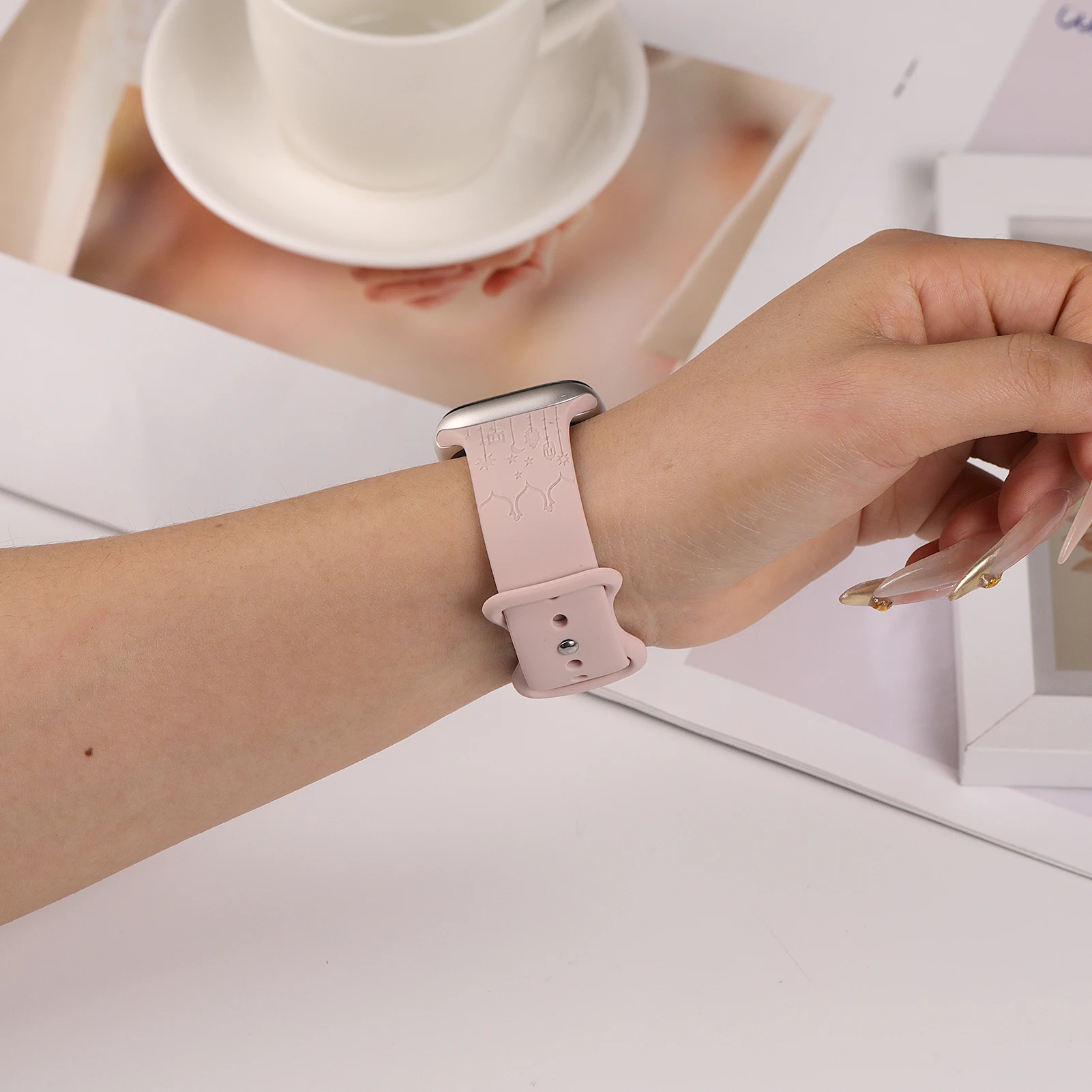 حزام لساعة أبل باند 46 مللي متر 44 مللي متر 40 مللي متر 45 مللي متر 41 مللي متر 42 مللي متر 38 مللي متر محفورة كوريا سوار iwatch سلسلة 10 7 3 8 9 se Ultra 2 49 مللي متر