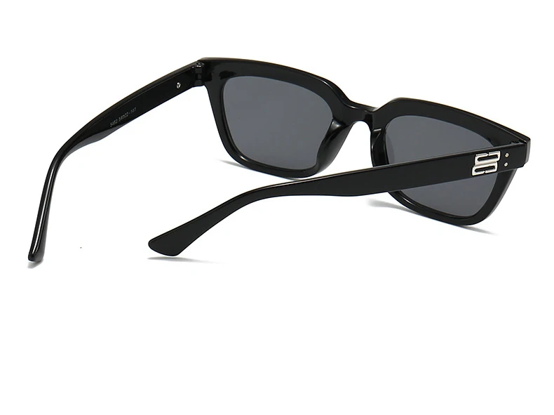 Retro Quadratische Sonnenbrille Frauen Mode Marke Designer Weibliche Shades UV400 Männer Trend Nieten Punk Sonnenbrille – Detail 5