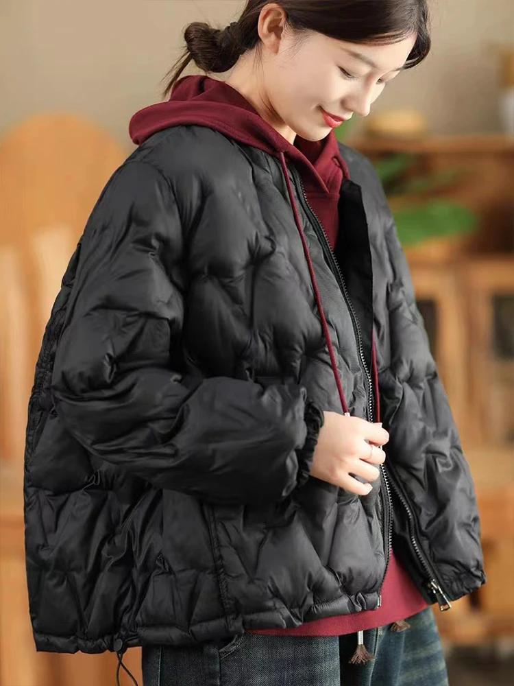 Max LuLu Thicken Quilted Warm Winter Ladies Coats Luxury Fashion Loose Jeackets Oversized Leisure Classic Vintage Cotton Parkas