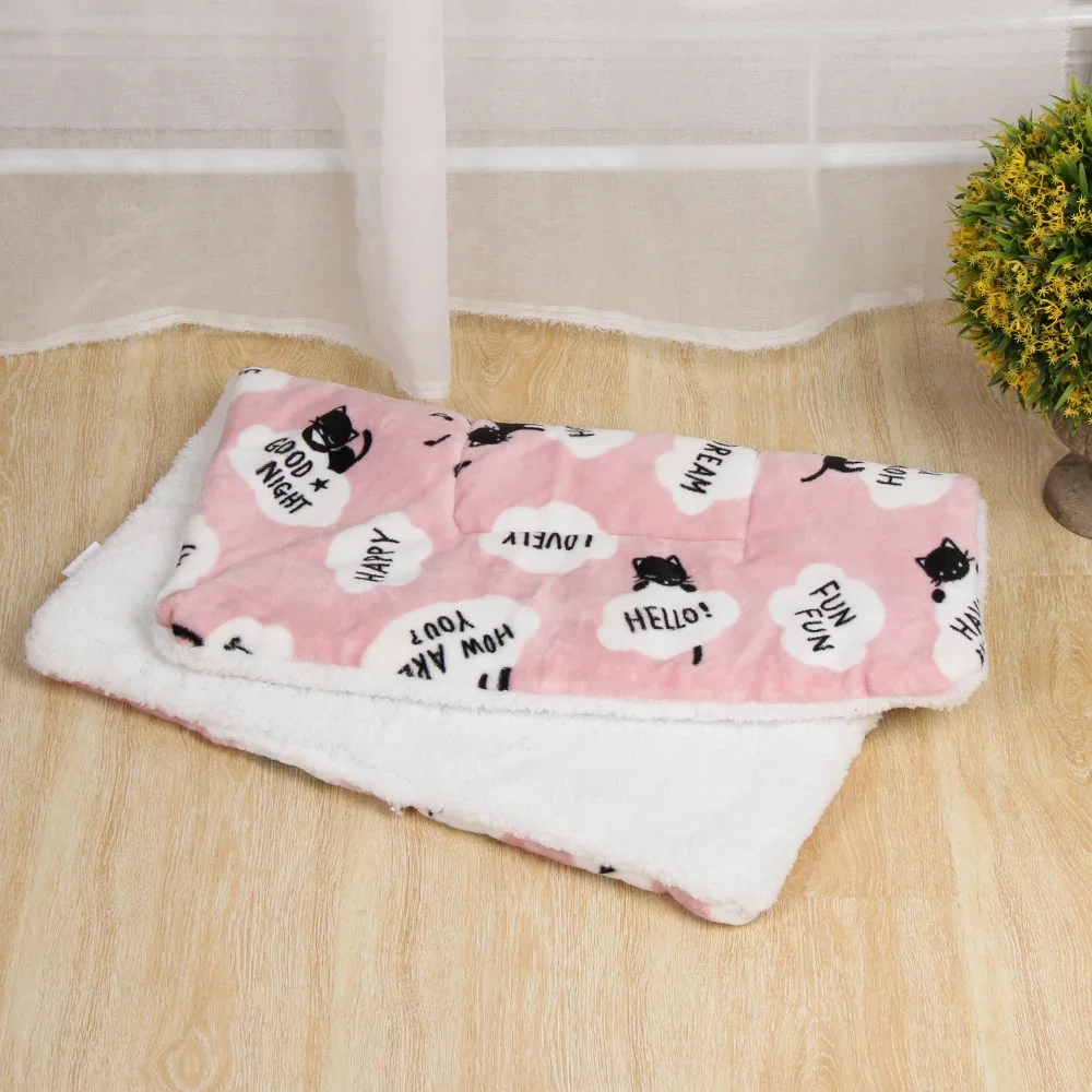 Cama suave y cálida para perros, manta para mascotas, estera para dormir para mascotas, funda de cama cálida para perros y gatos, cojín para sofá, colchón para perros pequeños y cachorros