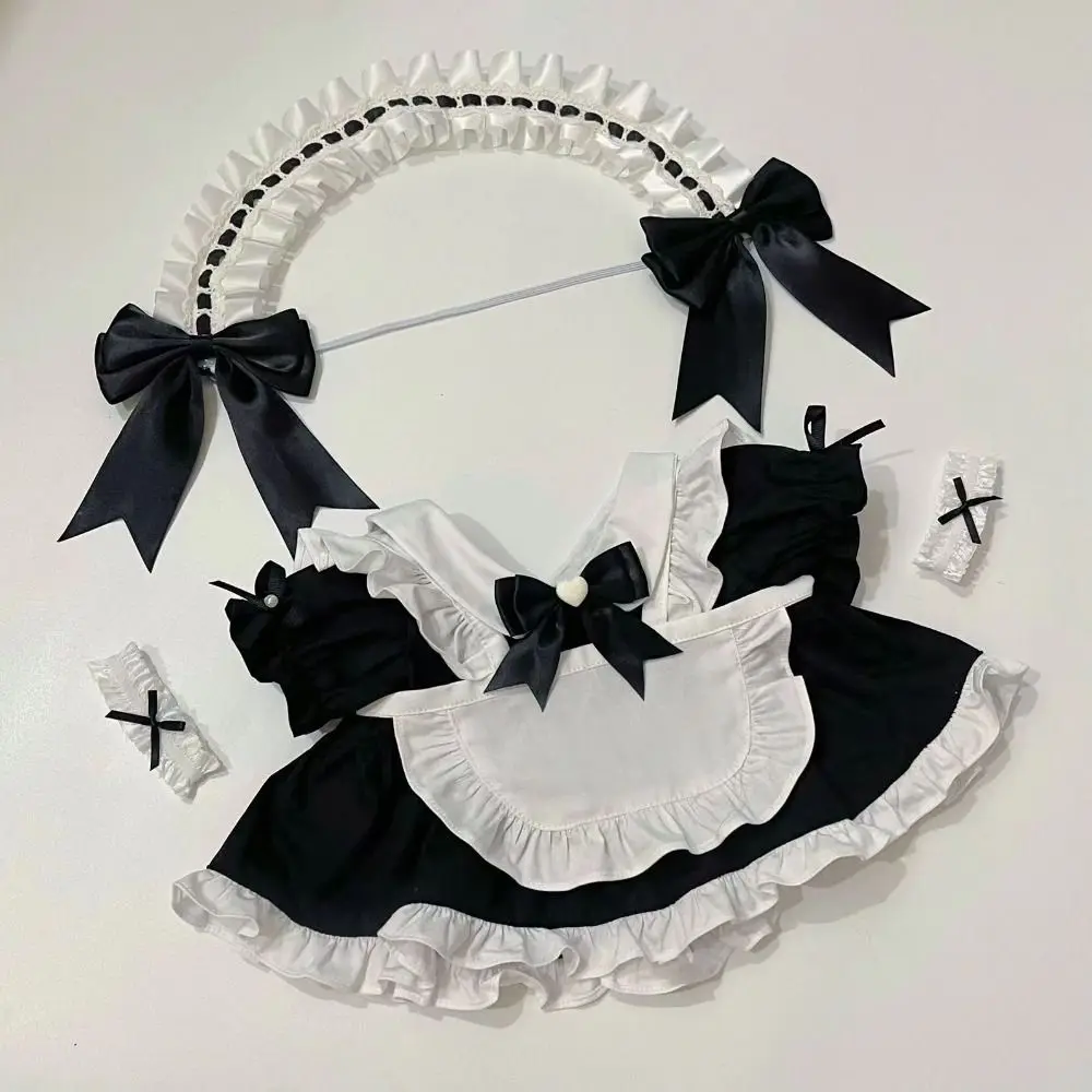 Sukienka ślubna dla lalki 40 cm, bawełniane ubranka dla lalek, akcesoria dla lalek, nakrycie głowy, lalki idol, biała spódniczka z gazy, kolorowa spódniczka