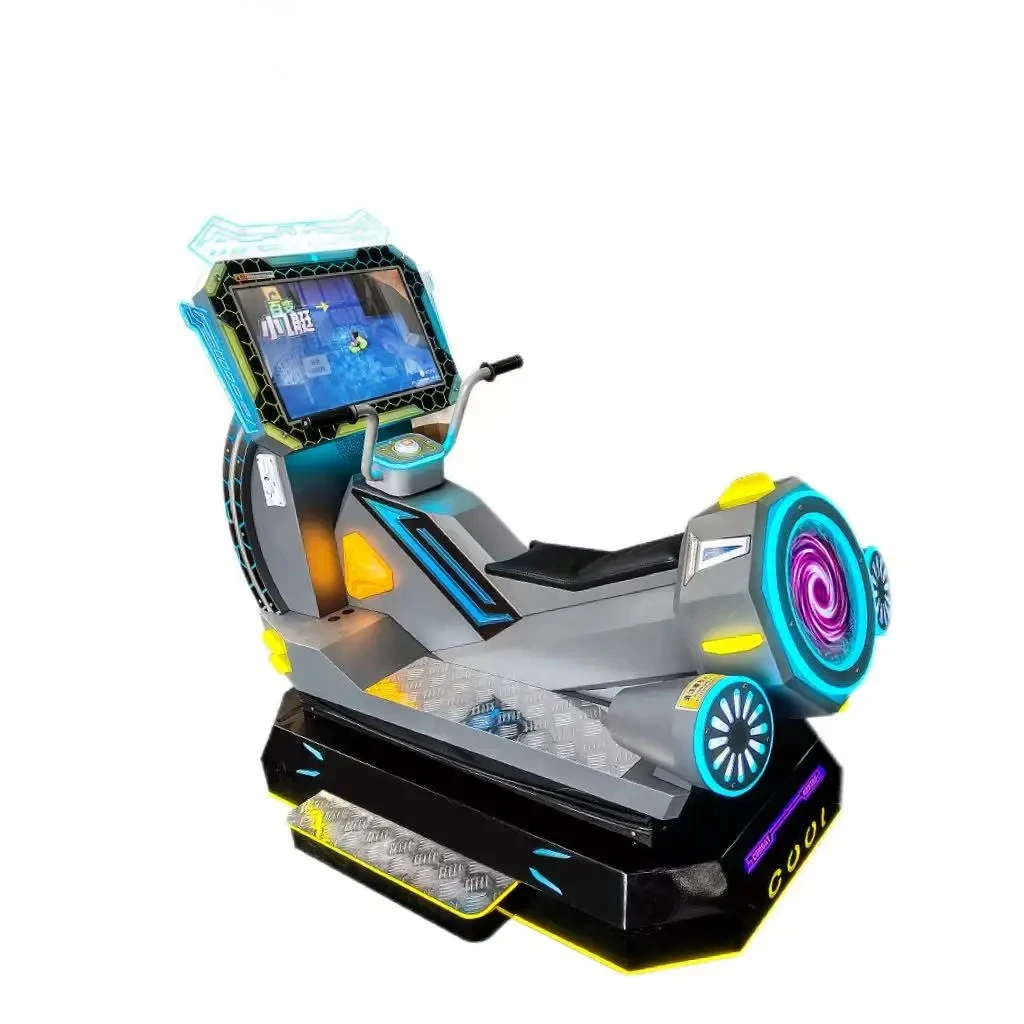 Speedboat Battle - Dual Control Handle Display Luminous Metal Multiplayer Interactive Arcade Equipment Indoor Entertainment