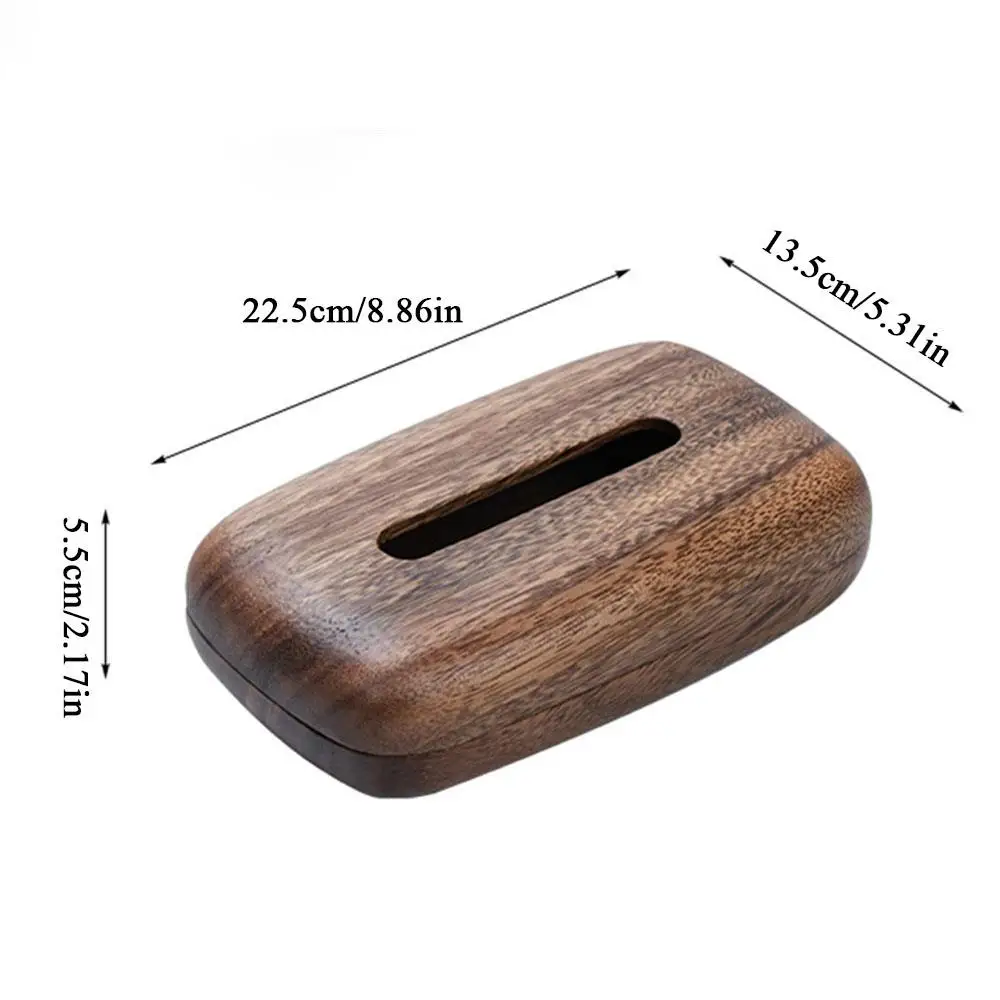 

Настольный диспенсер для салфеток, маленький органайзер в стиле орехового дерева, полезные товары для кухни и дома, прочный и элегантный диспенсер для салфеток