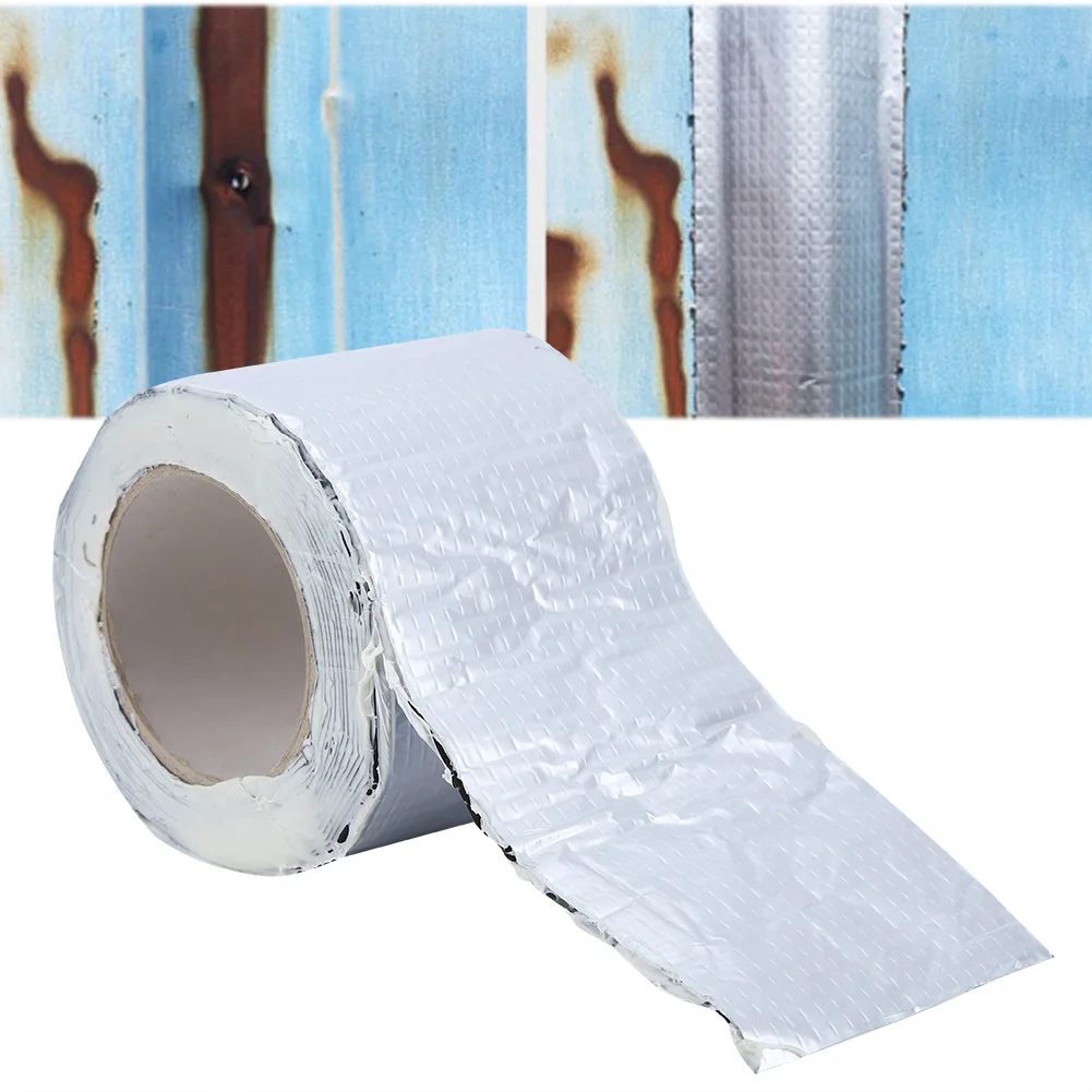 متعددة الوظائف بوتيل المطاط شريط مقاوم للماء لإصلاح سقف استنزاف 7.5 سنتيمتر * 10 متر شريط مقاوم للماء لإصلاح الأنابيب سقف شريط لاصق #5