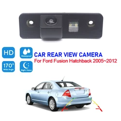 HD CCD Night Vision 1080*720 Fisheye Rear View Camera For Ford Fusion Hatchback 2005 2006 2007 2008 2009 2010 2011 2012 Car