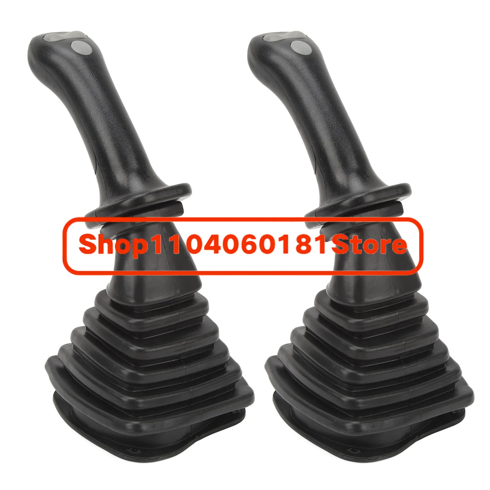 2PCS 3 Button Excavator Joystick Handles with Dust Cover Replacement for Doosan DH DX150 215 225 300 370‑9C