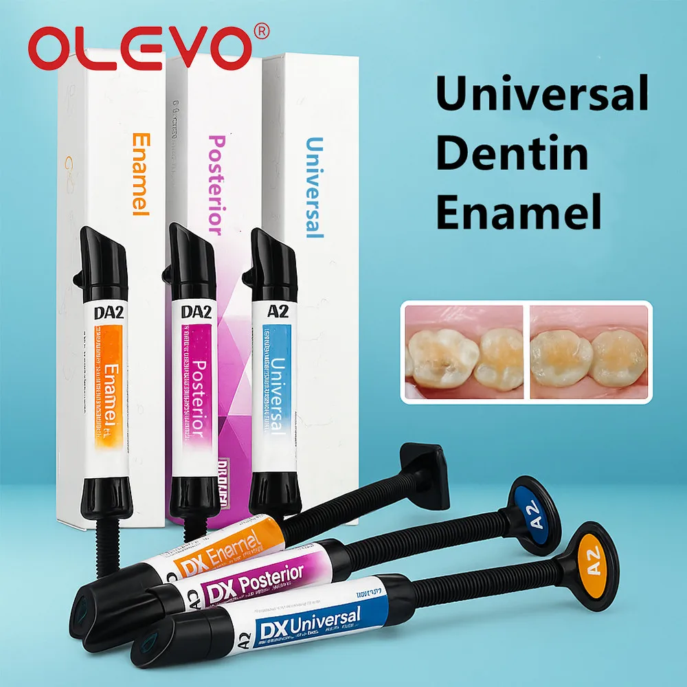 

DENTEX Dental Composite Resin Universal/Dentin/Enamel Light Curing Adhesive Paste Agent Gel A2/A3 Dentistry Teeth Restoration