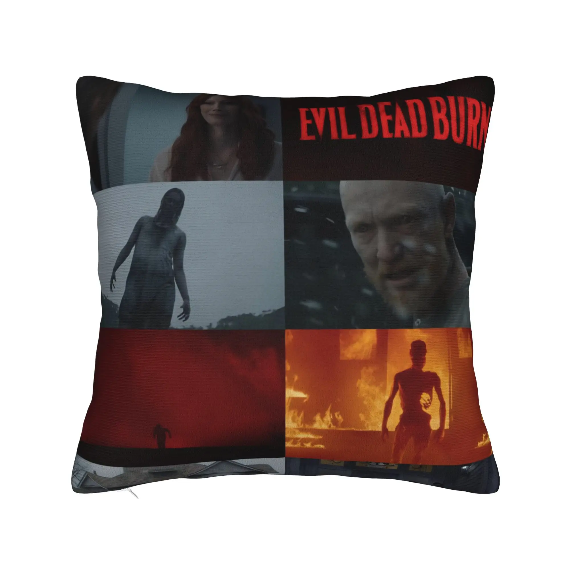 Decorative Pillow Cover Evil Dead Burn Accessories Sofa  Pillow Case Cover Zippered Multiple Sizes