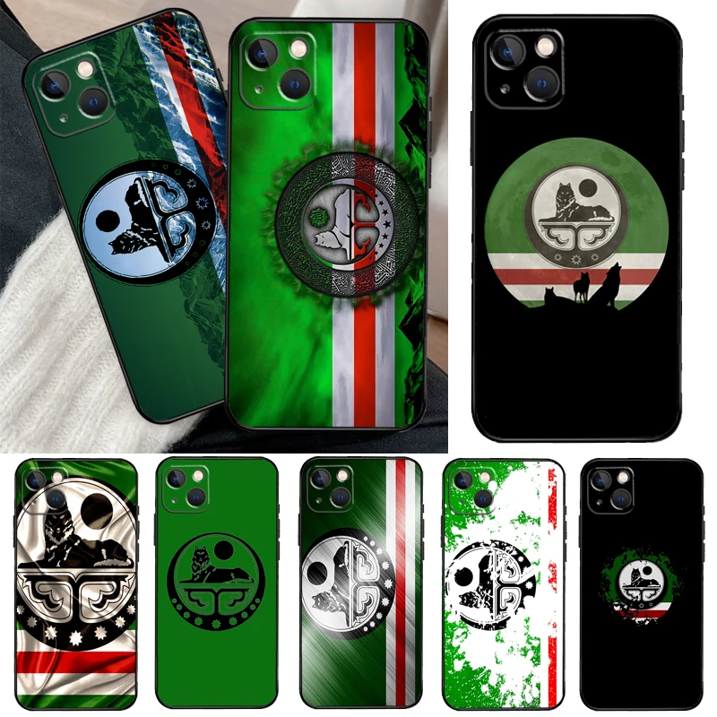 Chechnya Wolf Chechen Flag Case For Samsung Galaxy M35 M21 M12 M13 M14 M15 M06 M16 M36 M56 M31 M53 M32 M52 M55 M34 M54