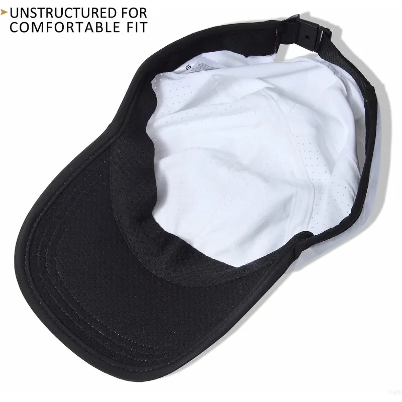 GADIEMKENSD Light-Thin Sport Caps Perforated Coll Hats Adult Quick Drying Hat Unisex Waterproof Breathable Cap