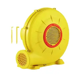 SucceBuy Luchtblazer 450W 0,6HP Opblaasbare ventilator Draagbare en krachtige springhuisblazer 1750Pa Commerciële luchtblazer Pompventilator