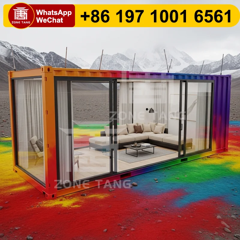 

Mobile Prefab House Pre Fabricated Modern Modular Homes Eco-Friendliness Flat Pack Home Hot Selling Factory Custom High Quality