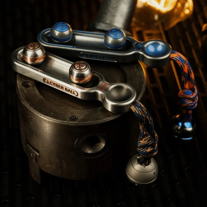 Jouets en métal Dz Cyber Ball rebond Push Slider Fidget jouet perle Spinner nouveau Design Original limite élastique Edc Gadgets Fidget jouets