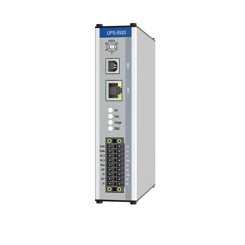 120W 4-Cell Lithium Battery UPS Backup Power Supply | Mini Industrial DC 24V Current for Computers Single Phase