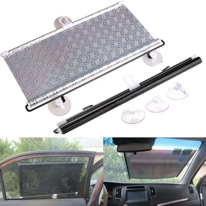 One Sunshade Car Parts Solar UV Protection Windshield Sunshade Car Curtains Window Sunshade Protector Environmental Protection