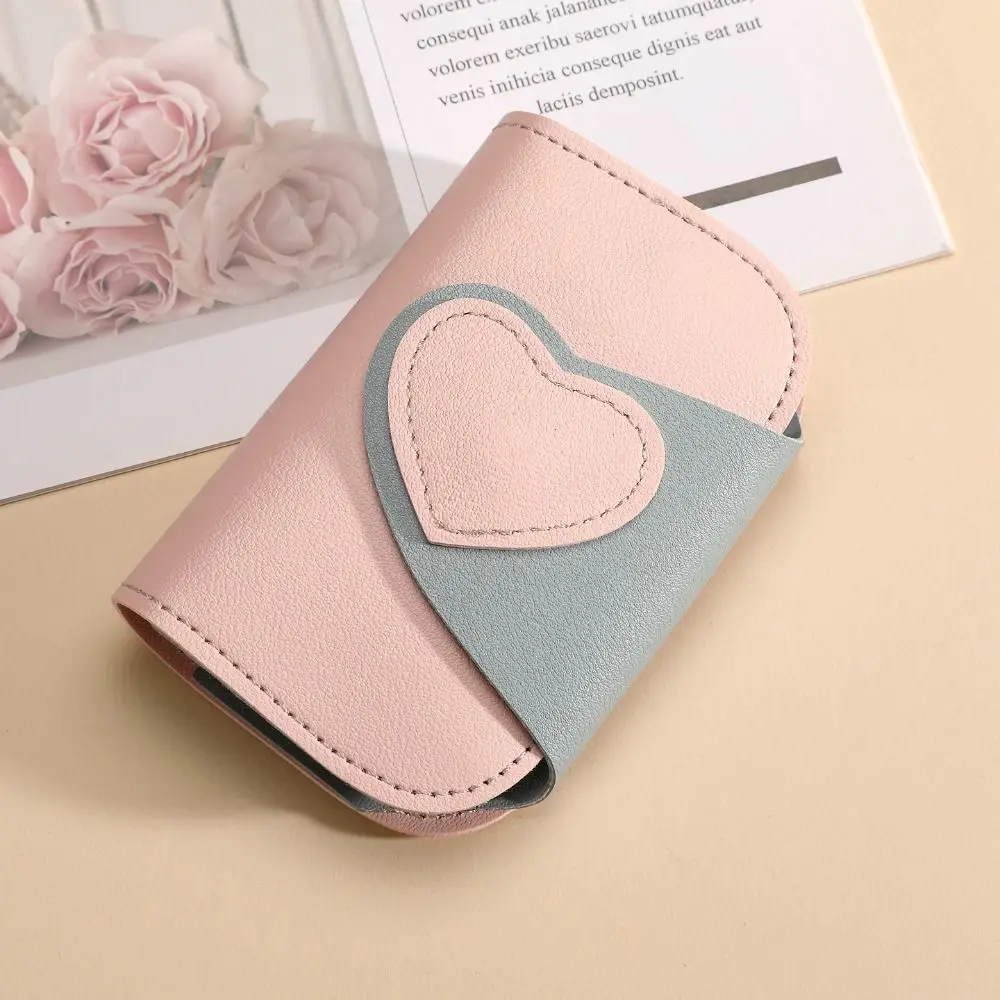 Neue Pu Auto Schlüssel Fall Schnalle Design Liebe Element Schlüssel Tasche Multifunktionale Geldbörse Frauen & Männer