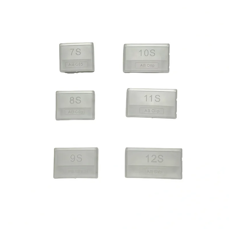 20pcs AB Buckle Set for 7S 8S 9S 10S 11S 12S Model Aircraft Lithium Battery Balance Head Connection Wire Protective Sleeve