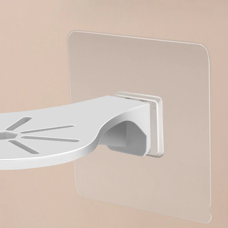 1 Set Right-angle Installation Small Dome Camera Wall-mounted Monitoring Bracket Plastic Round Plate Base