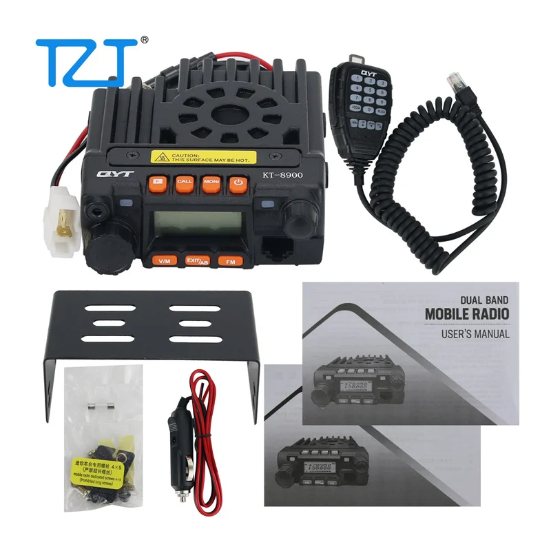 

TZT QYT-KT8900 25W VHF UHF Mobile Radio Mini-Sized Dual Band Transceiver High Power (Standard Version)