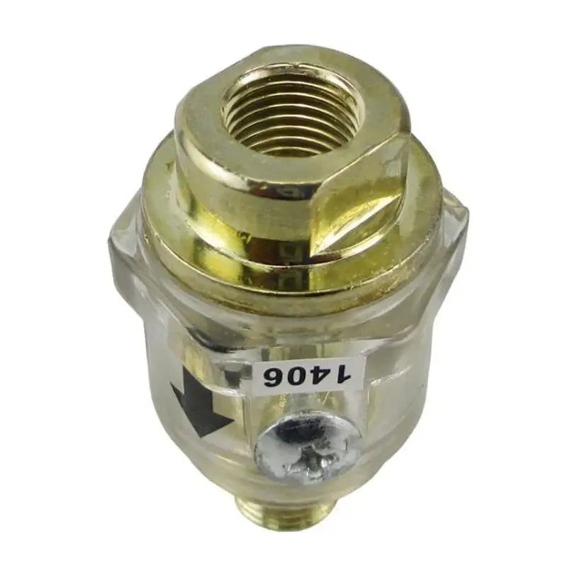 1/4 "Mini Öler/Öler-Klar Shell Automatische Mini In-linie Luft Werkzeug Öler für Pneumatische Werkzeug luft Kompressor Rohr Werkzeug