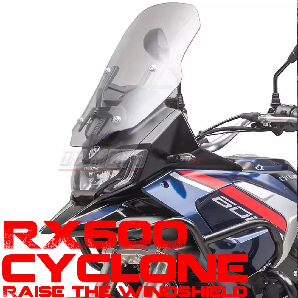 

Heightened Transparent Front Windshield FOR ZONGSHEN CYCLONE RX600 Raise The Windshield Modified Windshield Accessories rx600