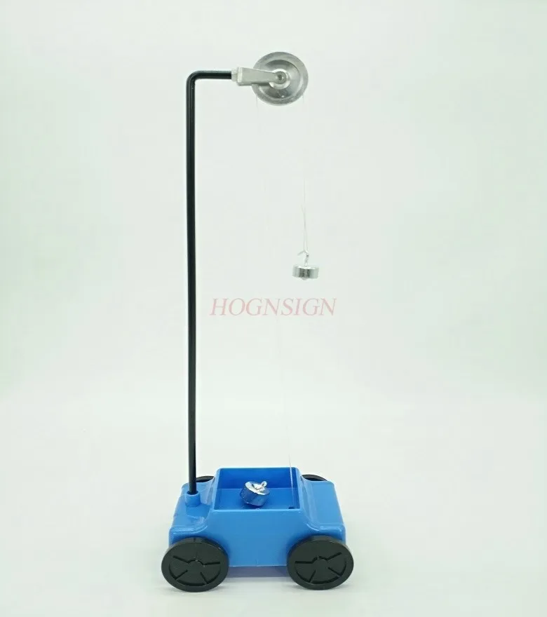 kinetic energy physics experimental equipment Gravity car primary school science potential energy conversion into