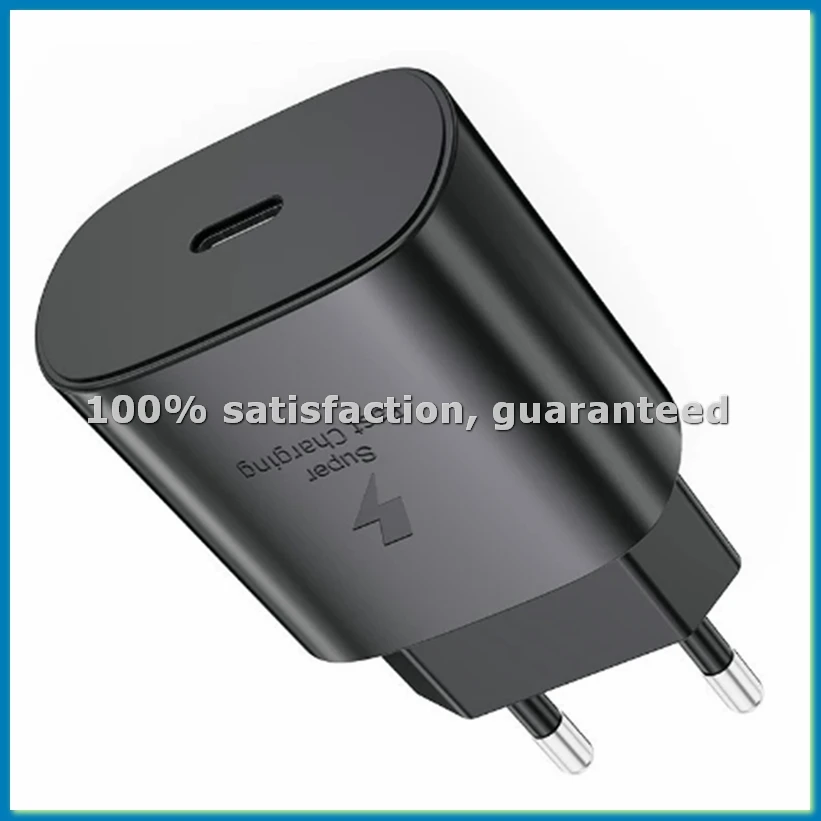

25W Super Fast Charge Charger PD EU Wall Power Adapter Usb Type C for Galaxy S24 S23 Plus S20 S21 Ultra/FE A71 EU Plug-ANKL