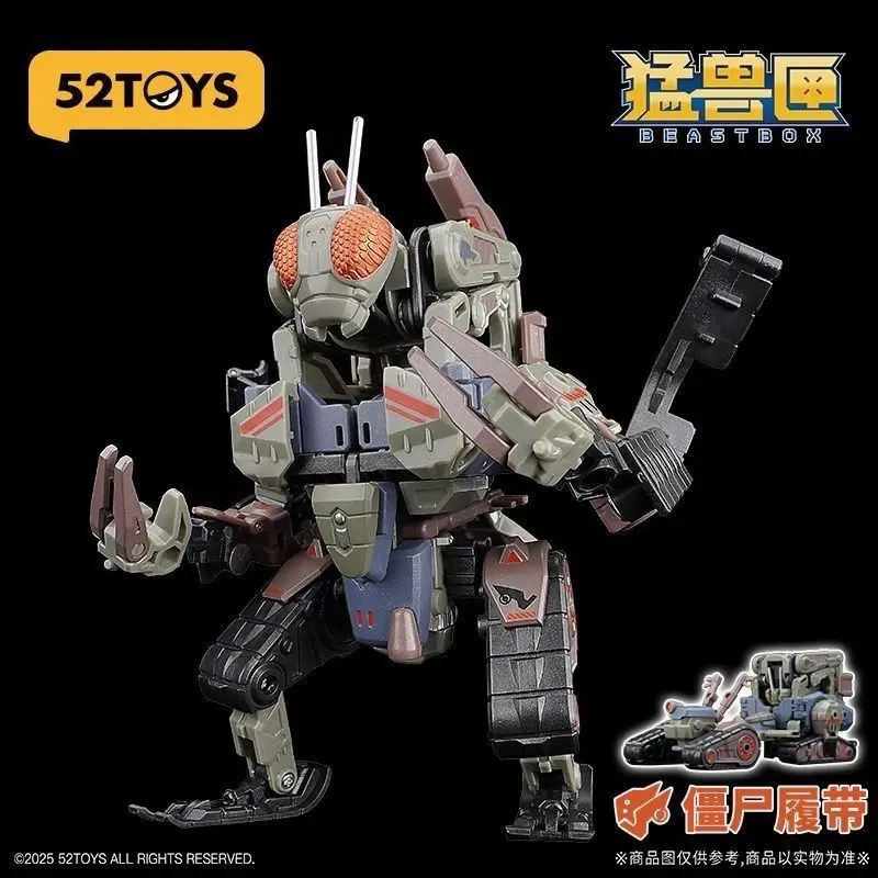

52TOYS Beast Box Zombie Crawler Locust Transforming Toy Mecha Сборная модель Трактор Робот Украшение