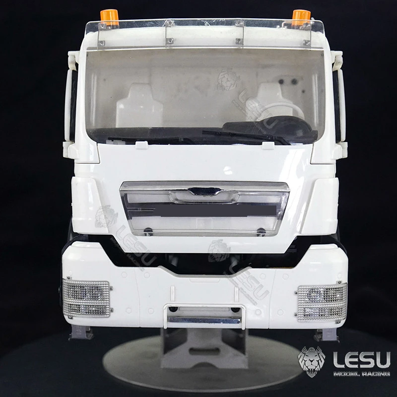 RC 1/14 Metall-Lichtgitter-Scheinwerferschutz für Tamiya Hydraulikbagger, Lader, Muldenkipper, SCANIA, MAN, VOLVO Kipper, DIY-Teile – Detail 3