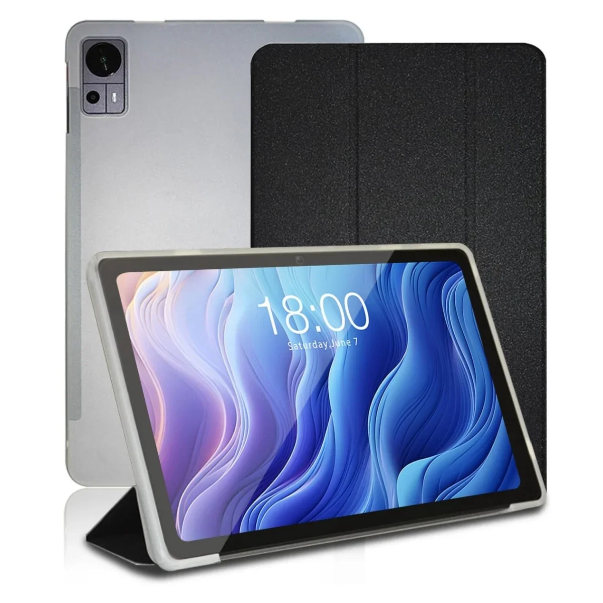 Smart Cover for Teclast T60Plus T60 Tablet Case Trifold Stand Pu Leather Soft TPU Back Shell for Teclast T60 12