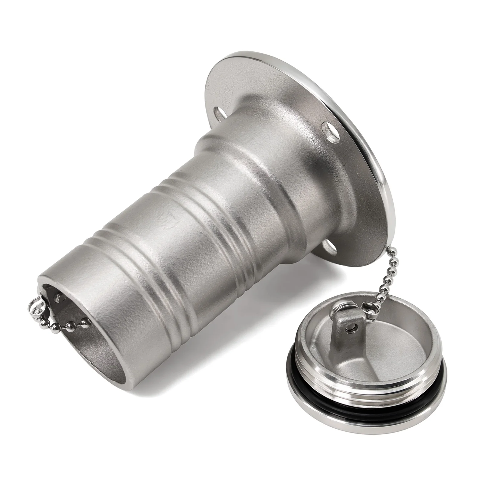 38mm/50mm Edelstahl-Deckfüllkappe für Kraftstoff, Diesel, Gas, Abwasser, Deckfüllkappen für Marine-Bootszubehör – Detail 9