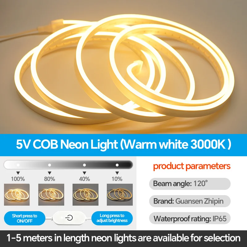 Variant: 5V USB Warm White