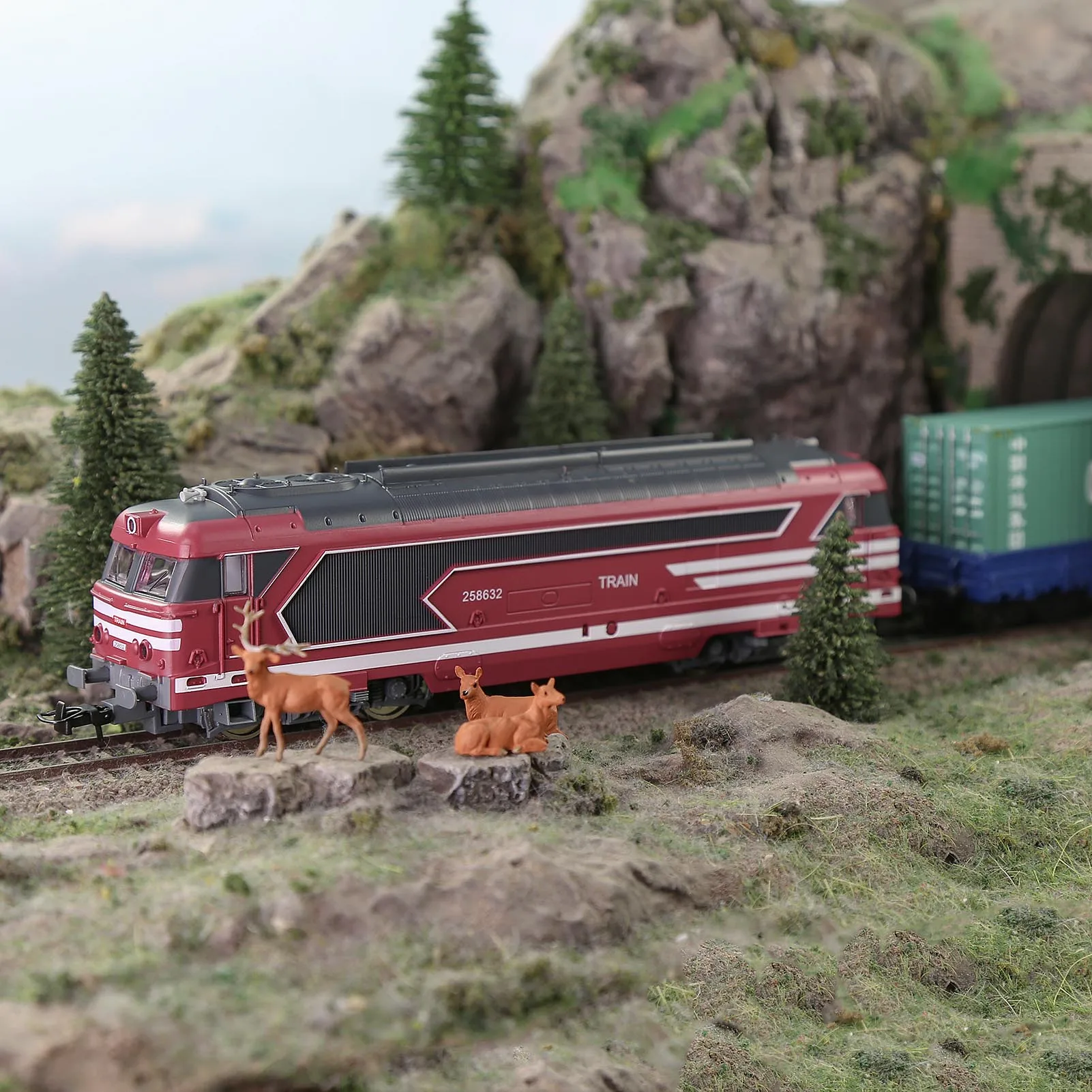 TTETTZ Locomotive 1/87 HO Avec Lumière Et Son - PCB Amélioré Modèle Train Échelle HO