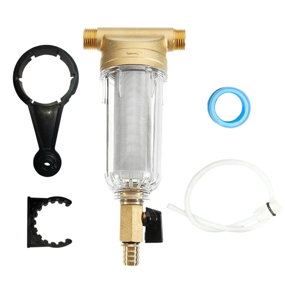 صنابير نحاسية فلتر مياه ، أجهزة ما قبل الماء ، منقي أمامي ، ملحقات أدوات الأجهزة ، لوازم صنبور المطبخ المنزلي