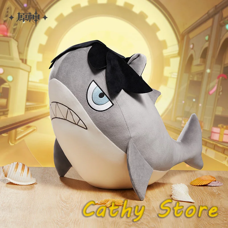 

Подлинная игровая периферия Genshin Impact Wriothesley, аниме-подушка Teyvat Zoo, тематическая серия, подушка для косплея, плюшевая акула, подарок на день рождения