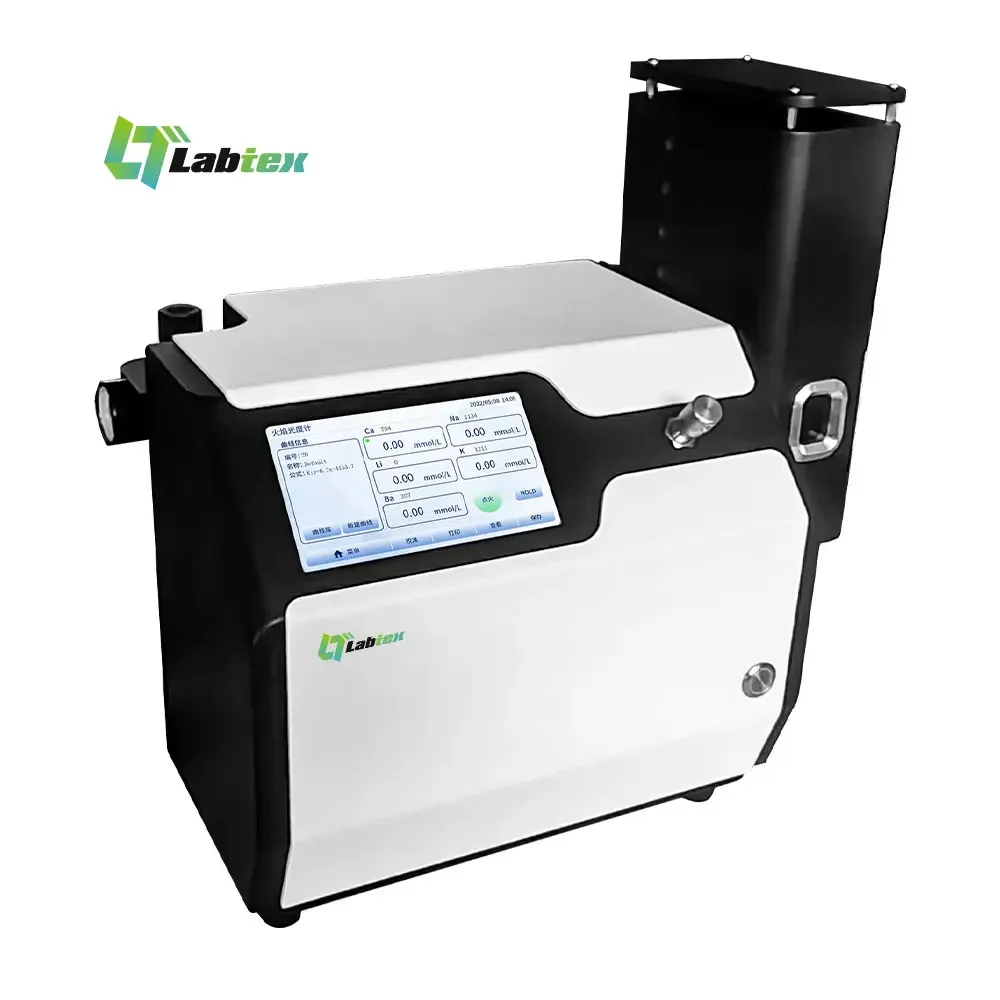 LABTEX Na K Flame Photometer Laboratory LCD Digital Automatic Flame Spectrometer FP6400 FP6410