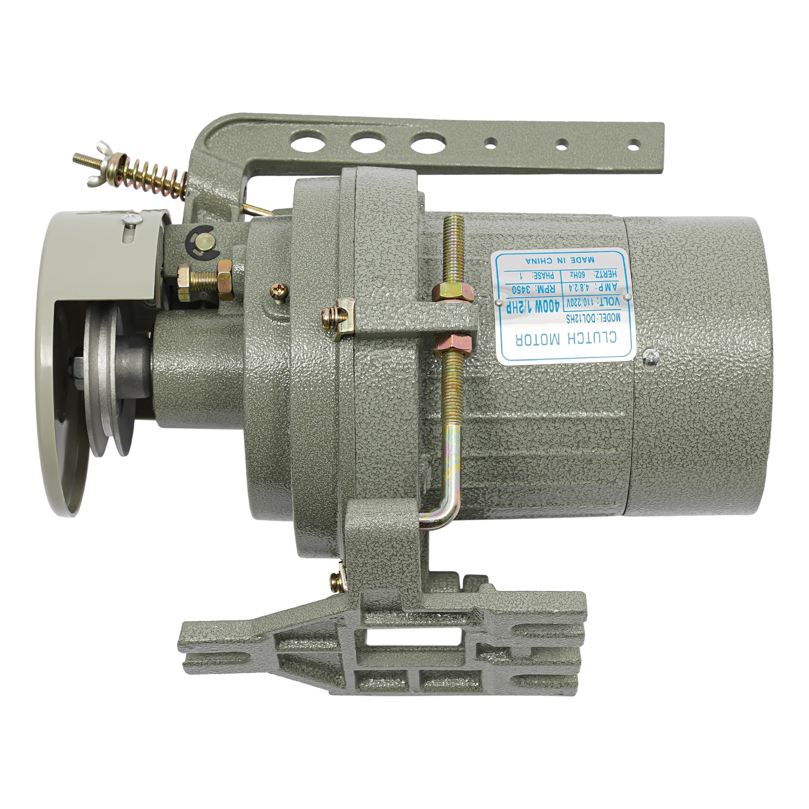 

400W Sewing Machine Motor, 3450rpm Speed, Shock Absorbing Pads, Smooth Operation, Efficient Performance