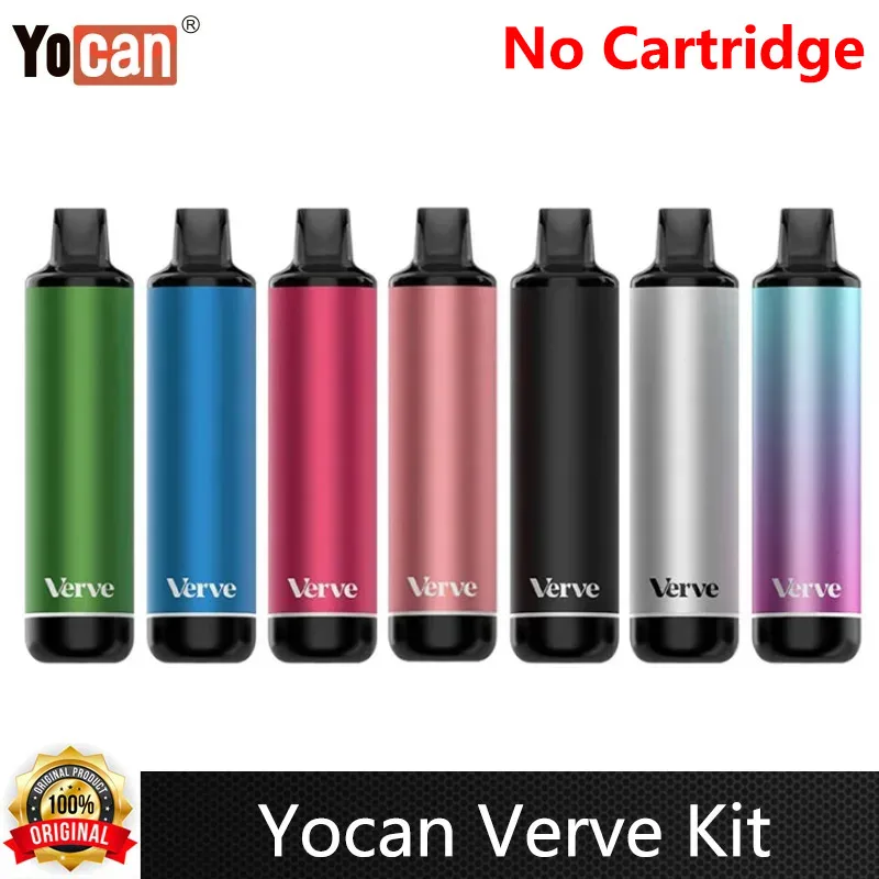 1-5pcs Original Yocan Verve Battery Vape Pen 450mAh 2.6V/3.2V/3.8V Hidden Vape Pen For 510 Vape Cartridge Electronic Cigarette