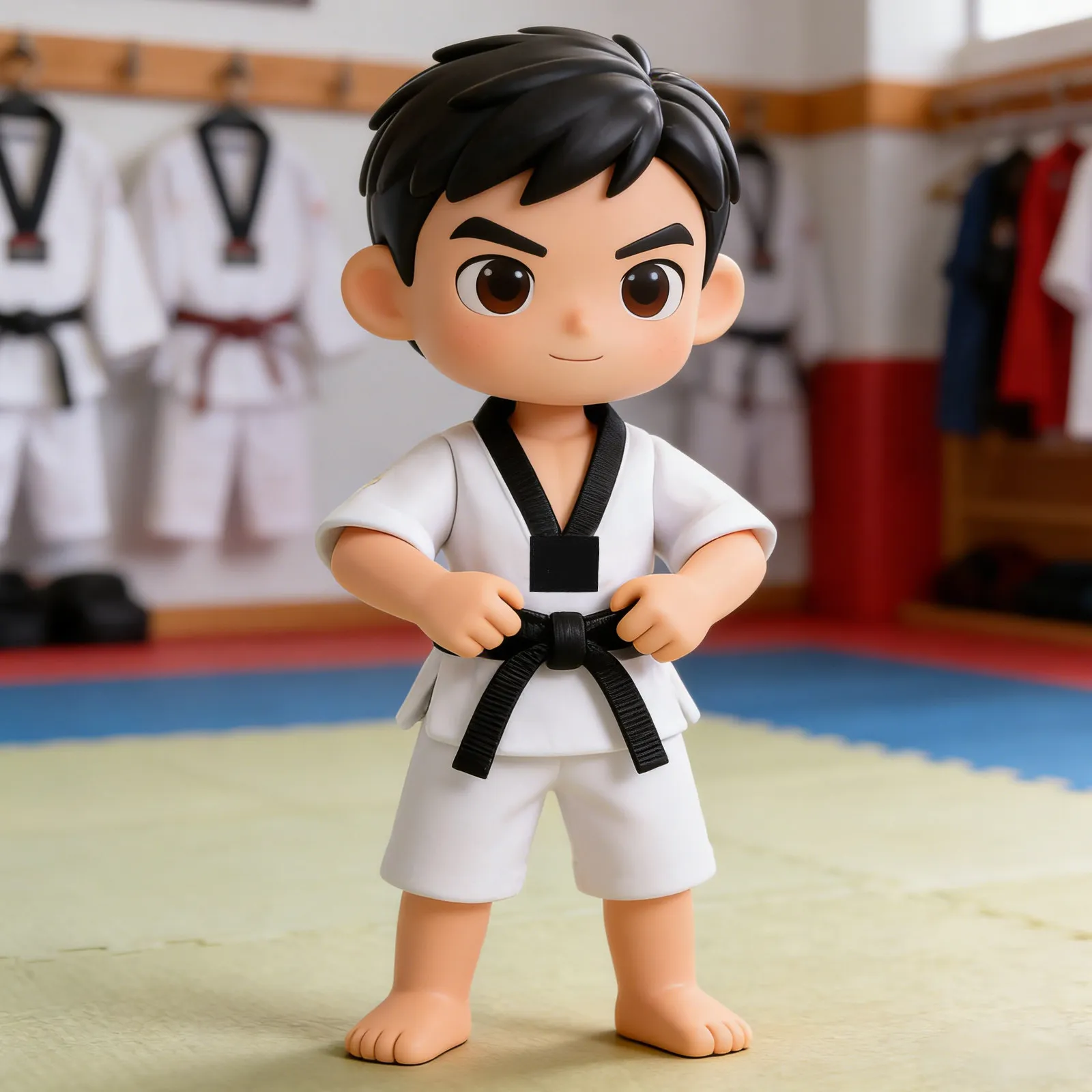 

1Set Karate Outfit for 10-12 Inch Martial Arts Uniform Belt for Stuffed Animals Taekwondo Bear Clothes Role Play