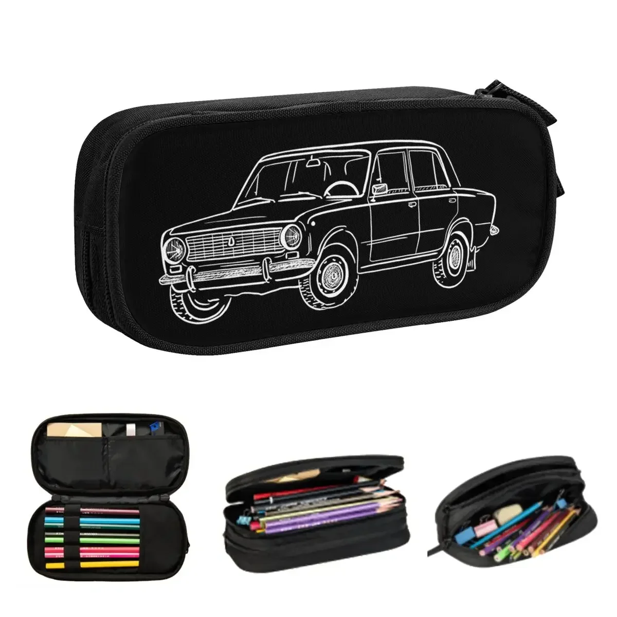 

Lada 1200 Pencil Cases Large Storage Pen Bags Pen Box Pencil Pouch For Boys Girls Students Stationery School Office