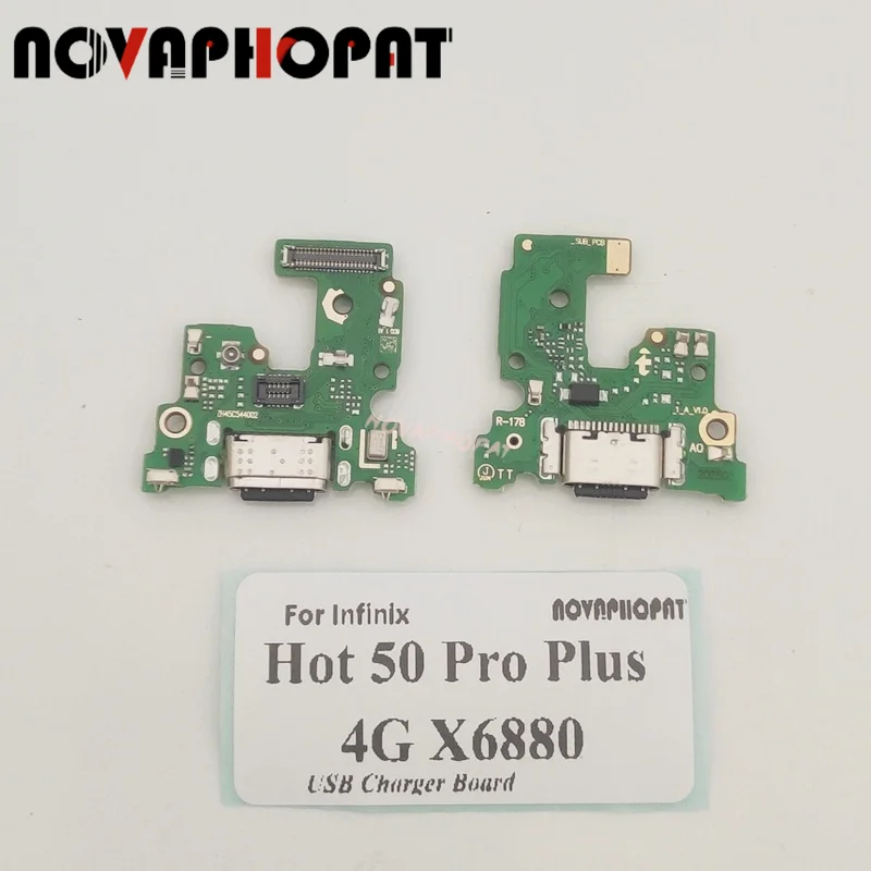 

For Infinix Hot 50 Pro Plus 4G X6880 USB Dock Fast Charger Port Jack Microphone MIC Flex Cable Charging Board