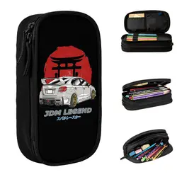 JDM R32 Pencil Cases Fashion Japanese Drift Car Racing Race Pen Bags Girl Boy Big Capacity Students School Gift Pencilcases