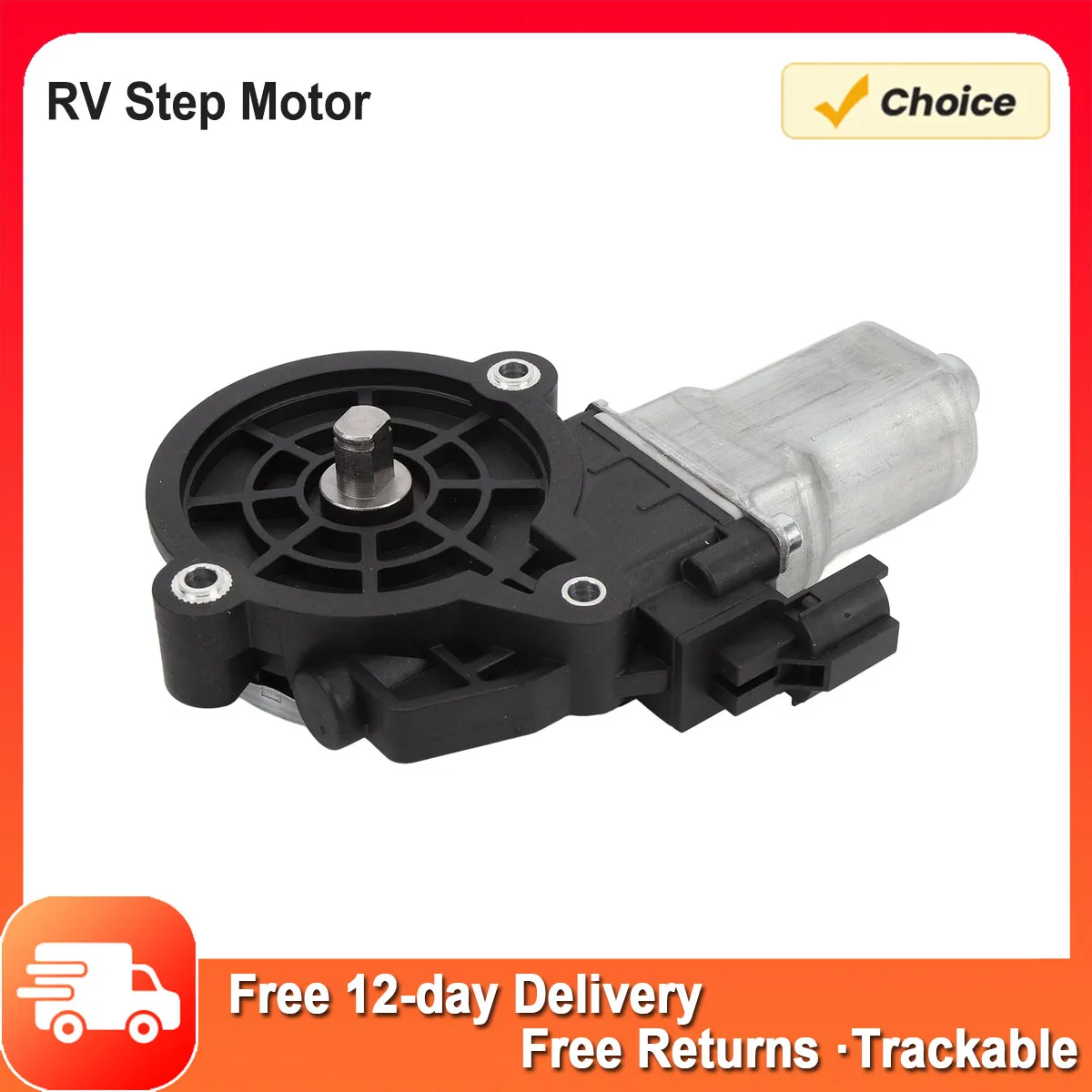 

RV Entry Step Motor 379608 909520000 Automatic Extension Retraction RV Gear Box Linkage Replacemen for Motorhome Travel Trailers