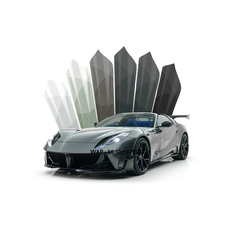 

High UV Rejection Double Silver Metal Sputter PET Car Window Film Explosion-Proof Sun-Blocking Solar Tint Glass Film Body